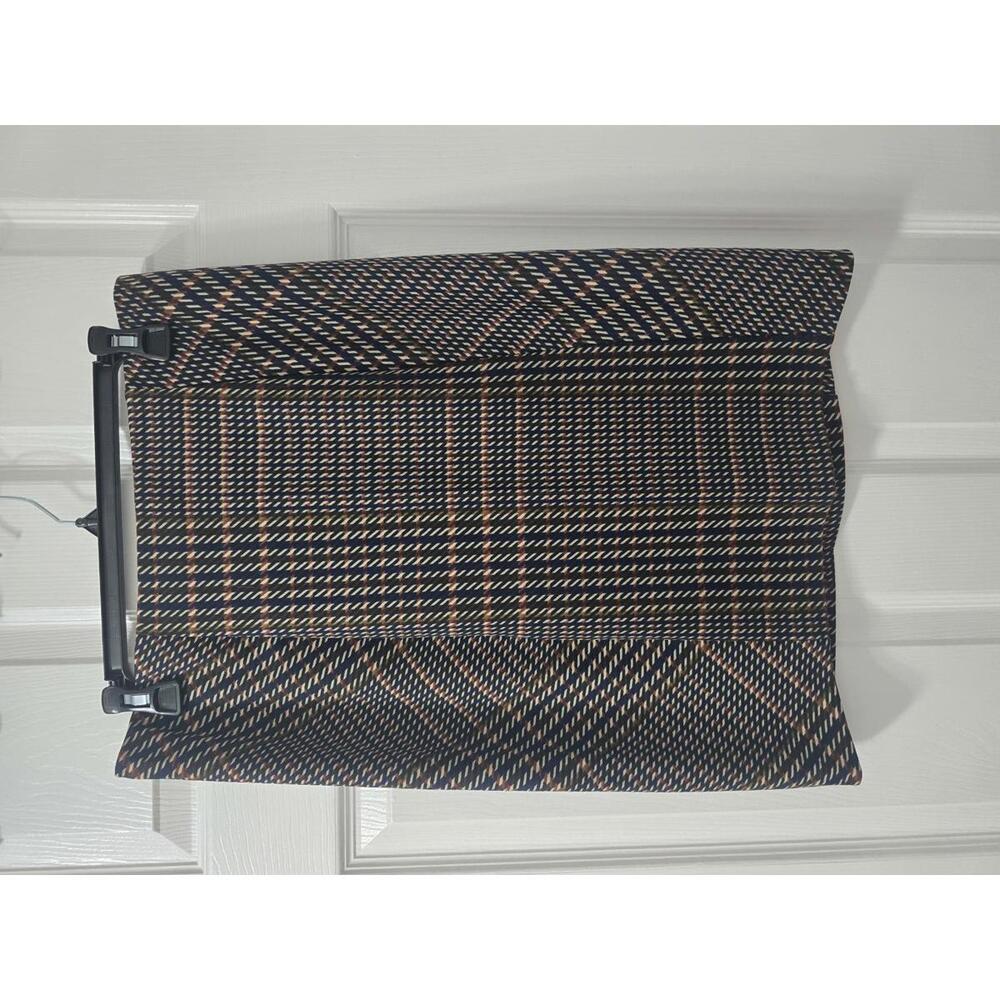 Covington Plaid Pattern Pencil Skirt Medium